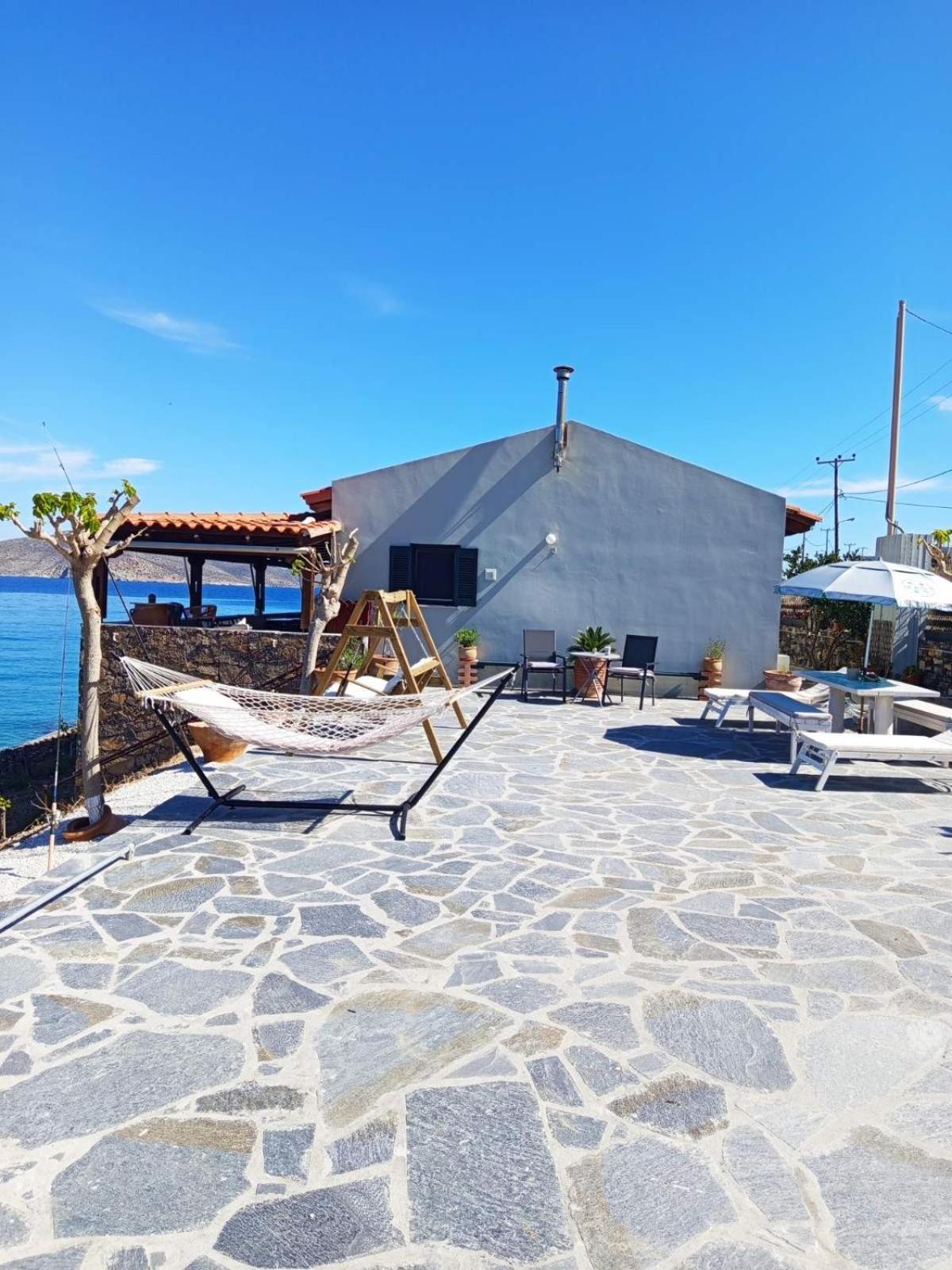 Tholos Alexandra'S Beachfront House Kavoúsion Chambre photo